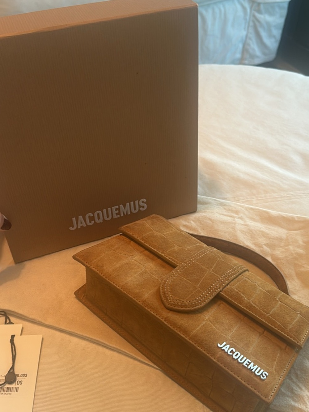 Jacquemus Le Grand Bambino Bag in Camel full set - Picture 4 of 14